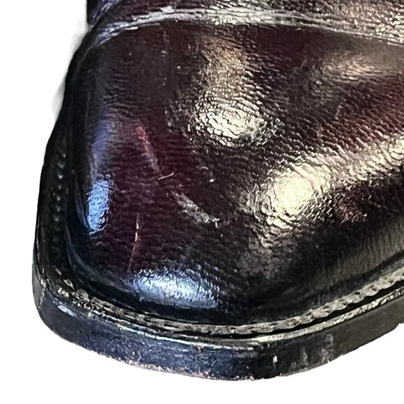 Lucchese Handmade Oxblood Classic Leather Western Boots– Men’s Size 10.5 D - Picture 14 of 16